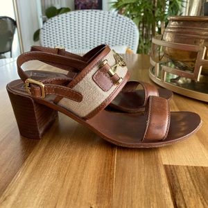 Tory Burch Strap Heel Sandals